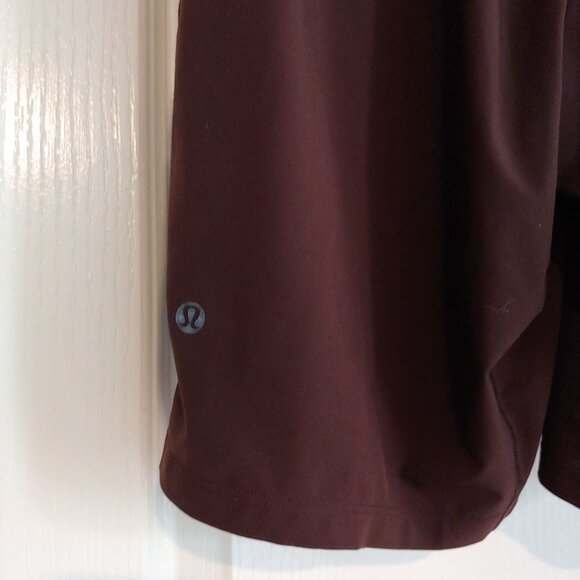 Lululemon Mens T.H.E. Linerless Short 9" Brown Activewear Hiking Running Gym S - Picture 5 of 7